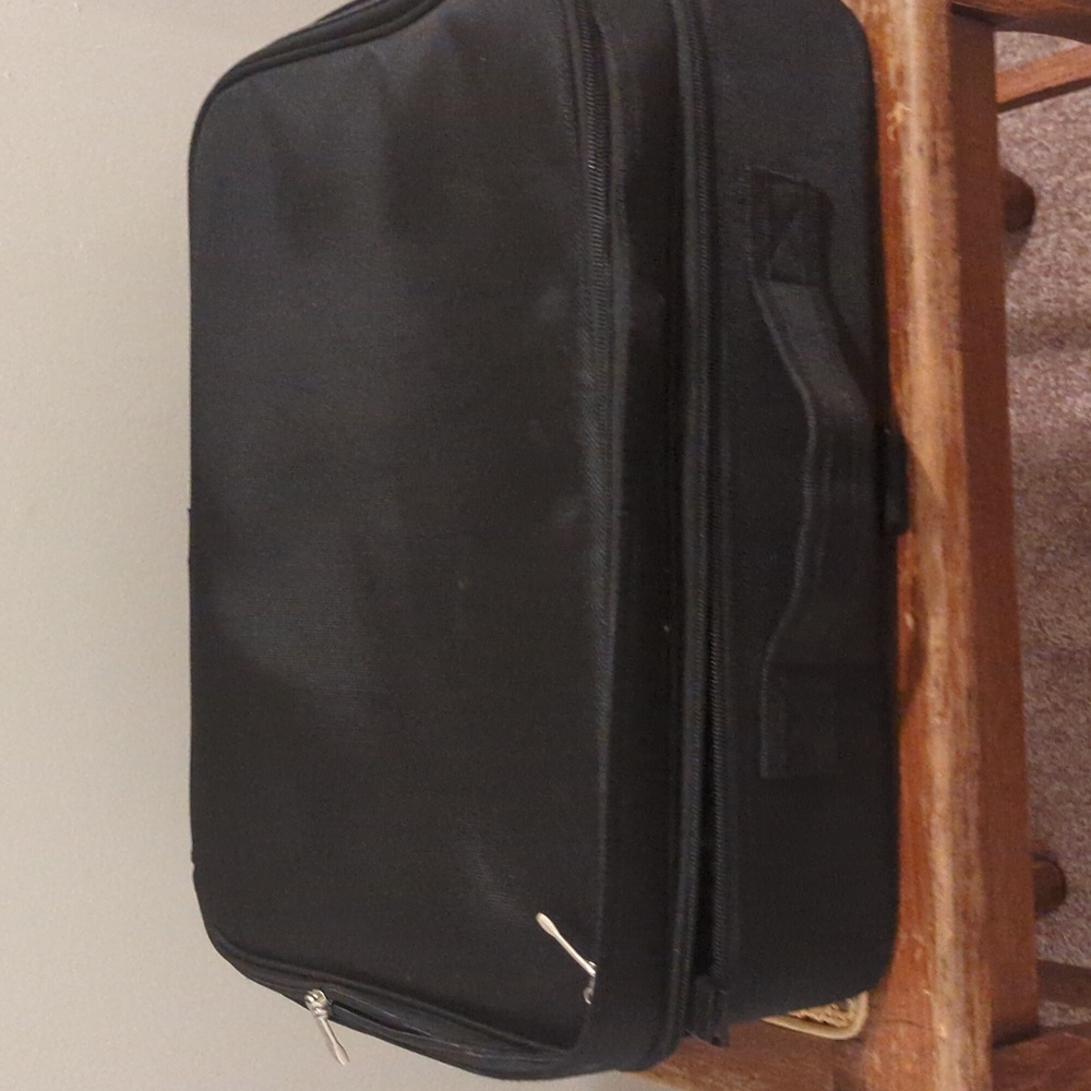 Black make-up travel bag